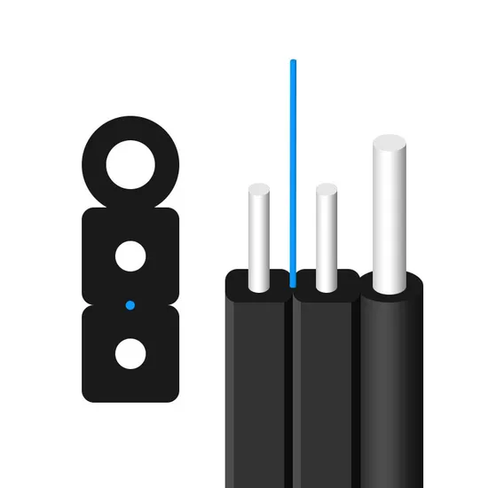 Telekommunikation Outdoor Fiber Optic FTTH Drop Cable