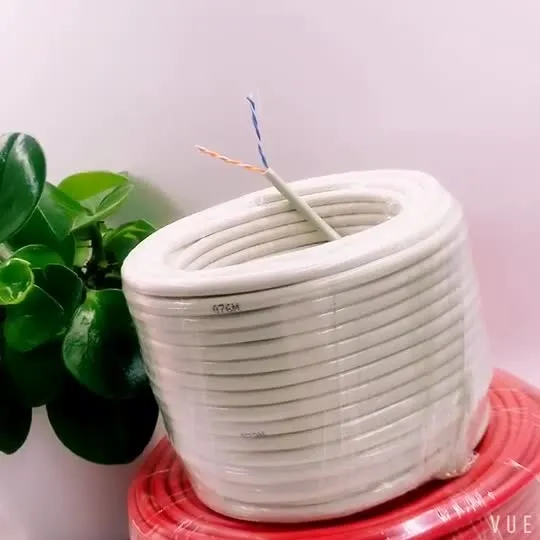 2 Paar UTP-Telefonkabel 24AWG, blankes Kupfer für die Telekommunikation