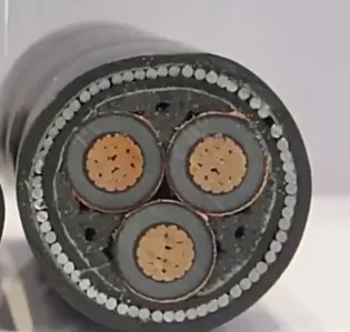 IEC 60502 Kupfer-Stromkabel XLPE/PVC isoliert 3-phasig 4-adrig 25 mm 70 mm 16 mm Swa gepanzert Elektrisches Niederspannungs-Stromkabel Yjlv Yjv Unterpanzerungskabel