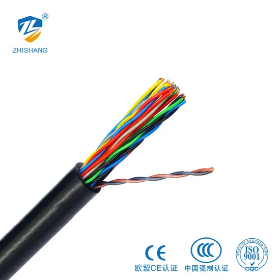 10 Paar/100 Paar Hya-Datentelekommunikationskabel, unterirdisches Telefonkabel